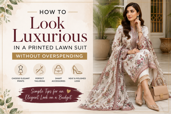 How to Look Luxurious in a Printed Lawn Suit Without Overspending