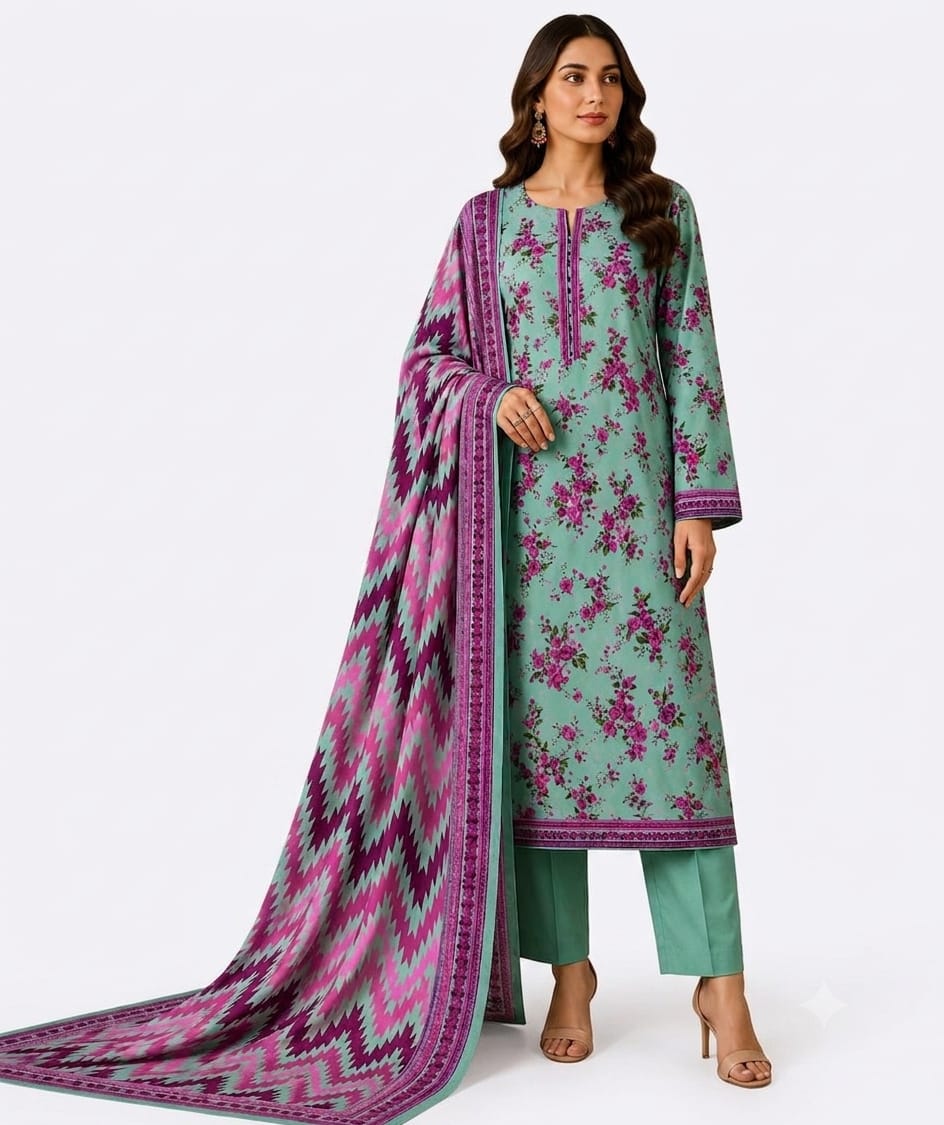 Bloom Digital Print 3 Piece Lawn Suit